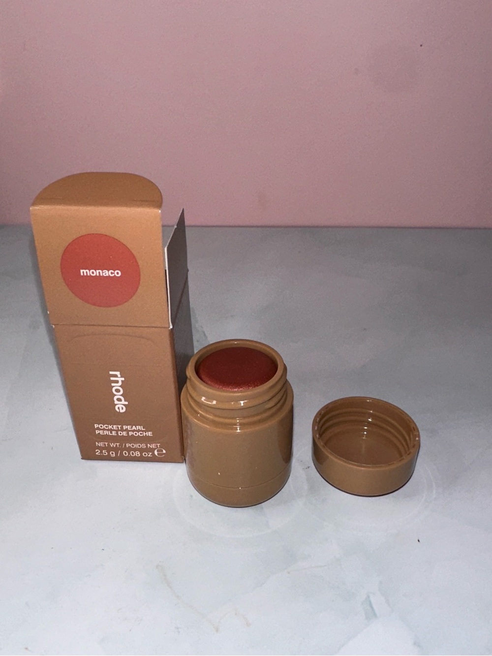 Rhode pocket blush in shade Monaco